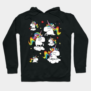 Rainbow Unicorns Hoodie